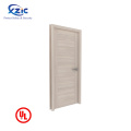 UL listed fire proof veneer laminated wood door design hotel door fire exit door